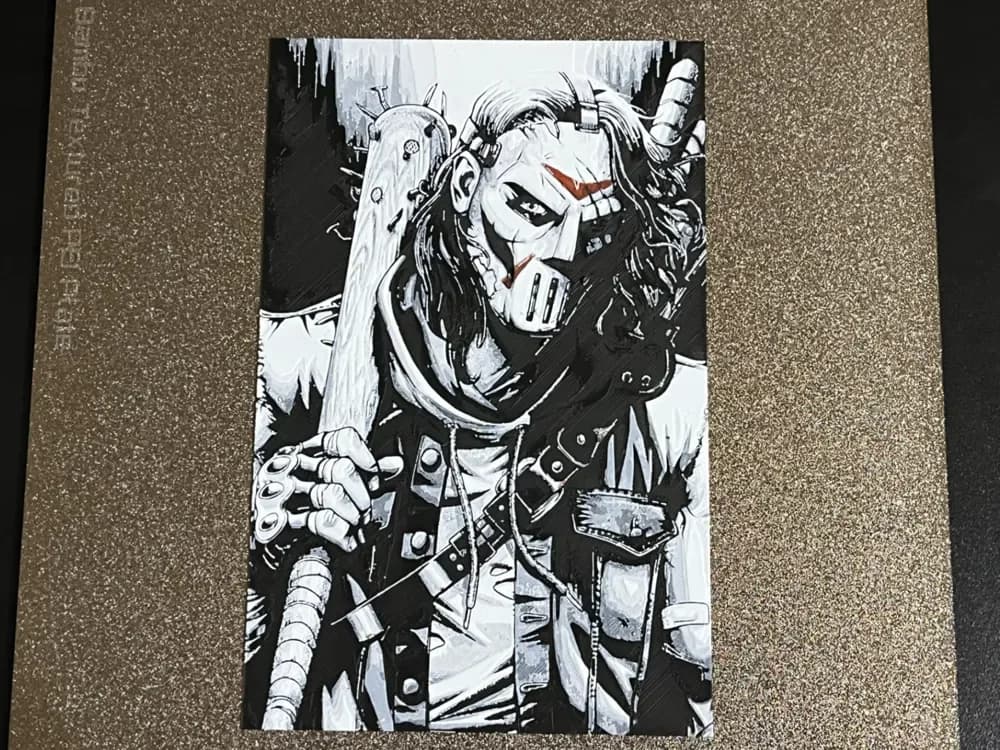 Casey Jones Ninja Turtles Hueforge by FantasyZ HueForge model: Casey Jones Ninja Turtles Hueforge by FantasyZ