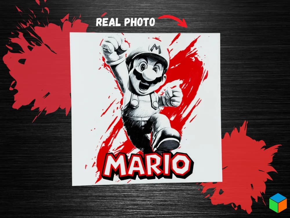 HueForge model: Mario – Jumpman Legacy Print by 3D Prints By Vic