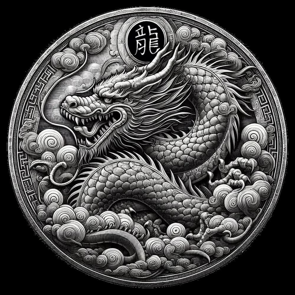 Dragon Coin Sign by RP47 Designs HueForge model: Dragon Coin Sign by RP47 Designs