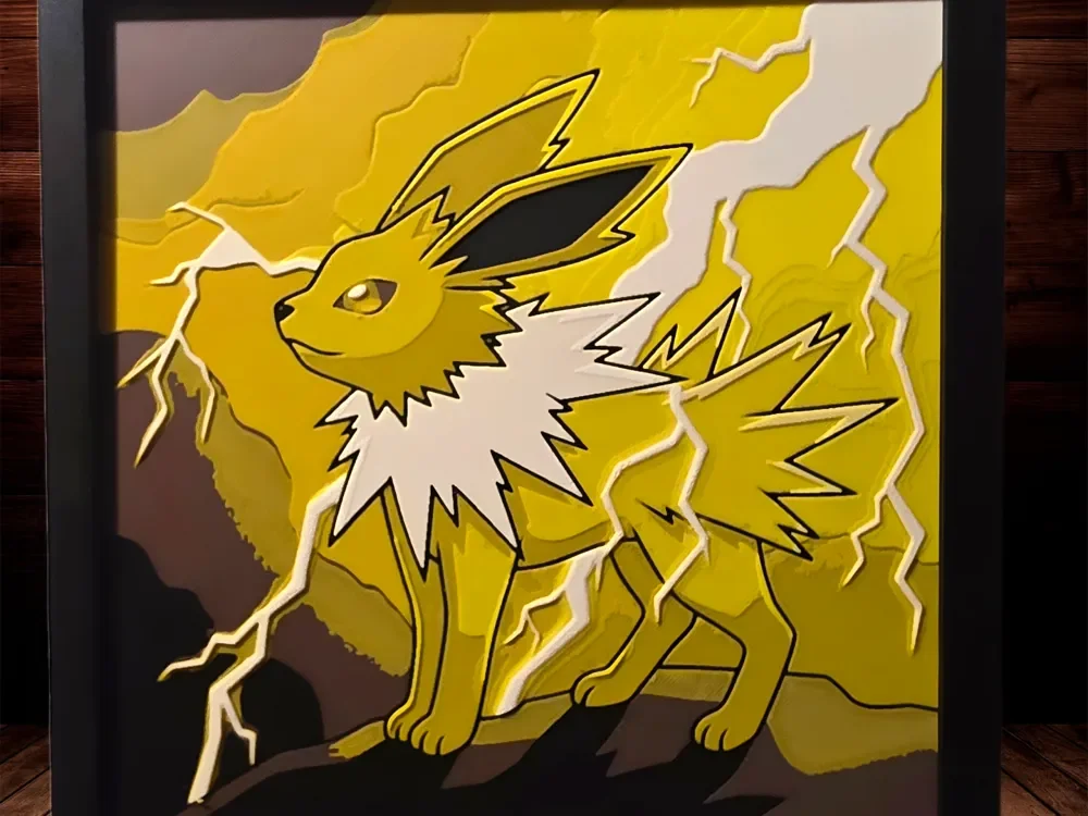 Jolteon - Eeveelutions Series - Pokemon - Hueforge Jolteon - Eeveelutions Series - Pokemon - Hueforge