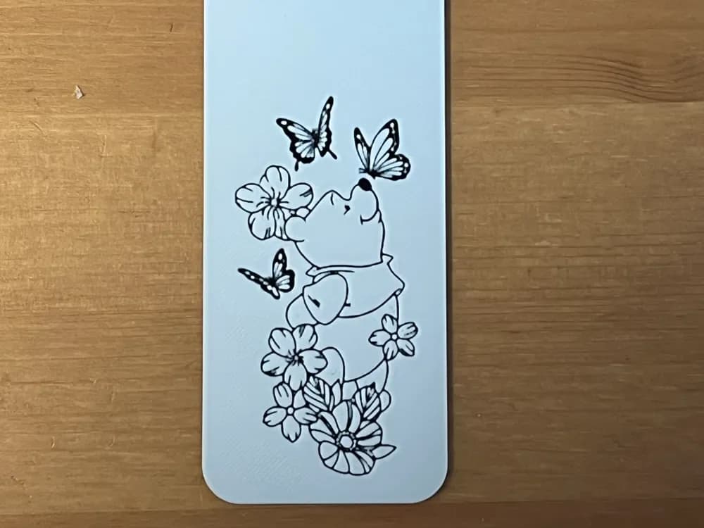 winnie the pooh bookmark by Morganja HueForge model: winnie the pooh bookmark by Morganja