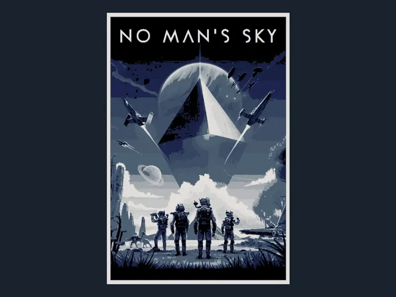 No Man's Sky (Game Poster - HueForge) by HugheCraft HueForge model: No Man's Sky (Game Poster - HueForge) by HugheCraft