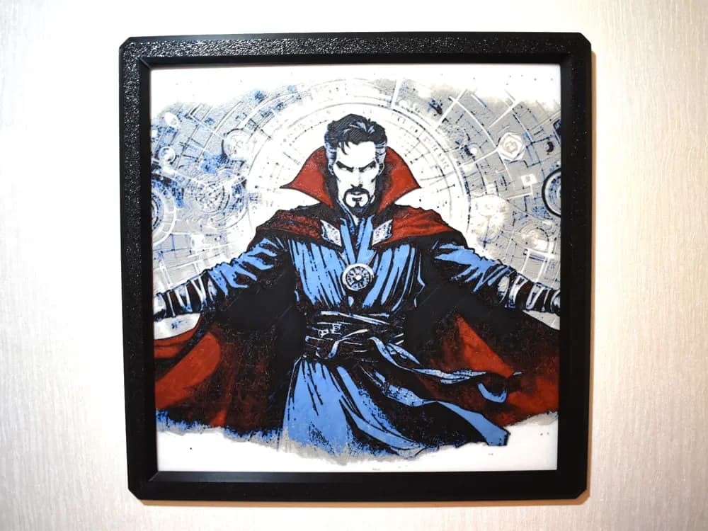 DR Strange Hueforge by Chris B HueForge model: DR Strange Hueforge by Chris B