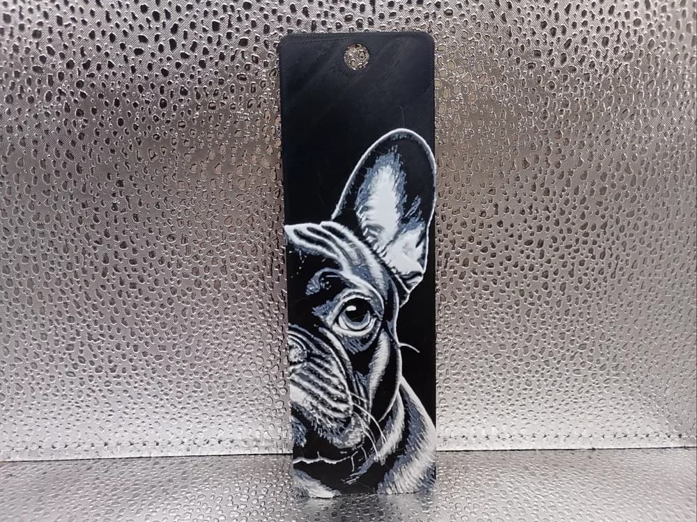 French Bulldog Bookmark – Hueforge by Borishotch Industries HueForge model: French Bulldog Bookmark – Hueforge by Borishotch Industries