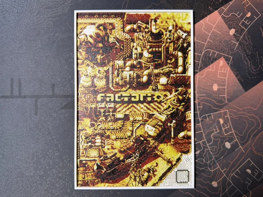 Factorio - HueForge by ZorPrime7 HueForge model: Factorio - HueForge by ZorPrime7