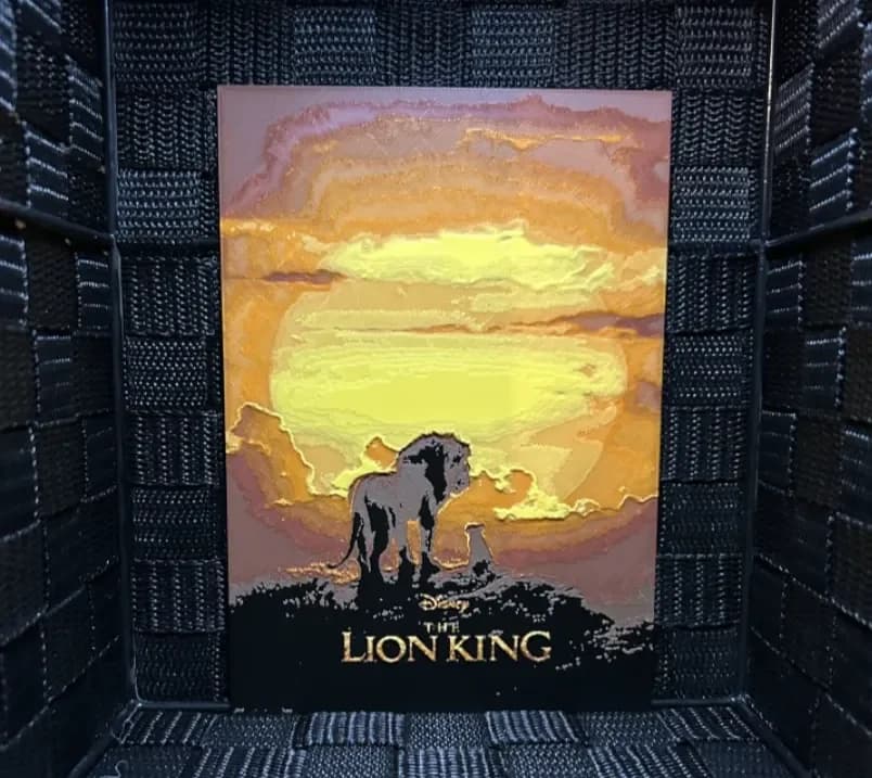 Hueforge Movie Poster - Lion King - by JoDau HueForge model: Hueforge Movie Poster - Lion King - by JoDau
