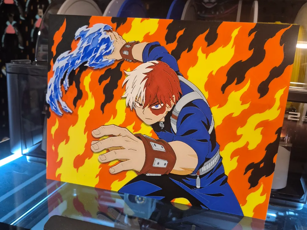 My Hero Academia - Shoto MHA Hueforge My Hero Academia - Shoto MHA Hueforge