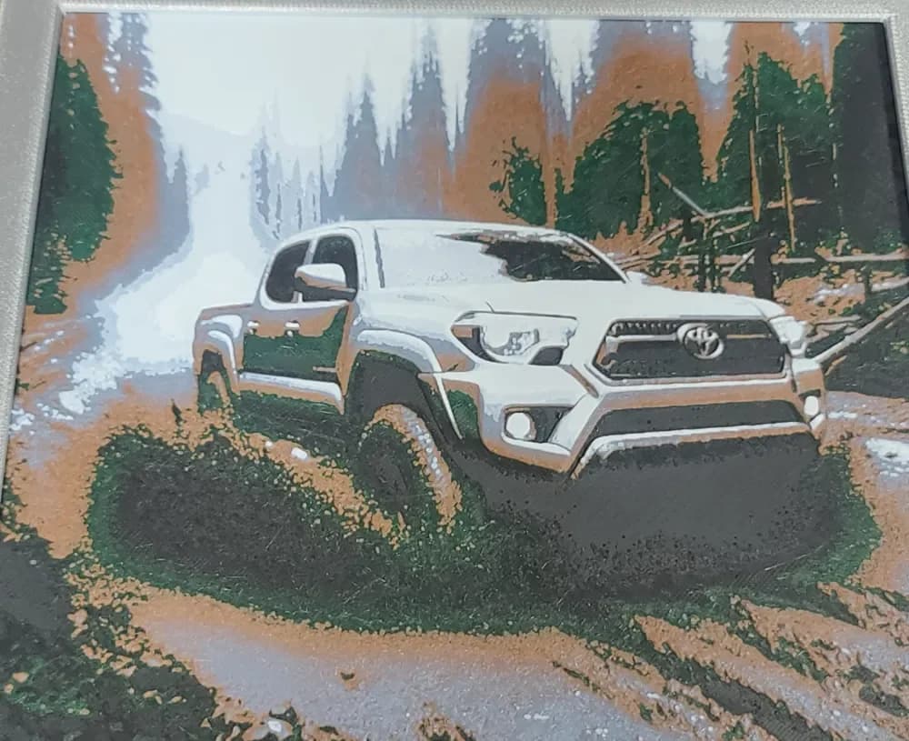 Tacoma Truck Hueforge by the_bearded_jedi HueForge model: Tacoma Truck Hueforge by the_bearded_jedi