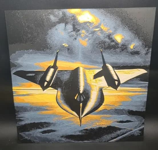 HueForge model: SR71 Hueforge by the_bearded_jedi