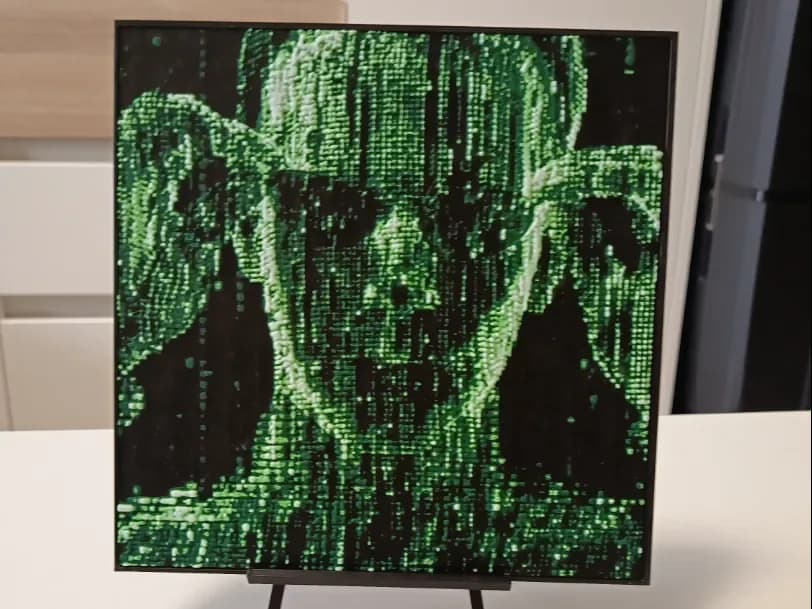 Matrix Hueforge by 3DNesy HueForge model: Matrix Hueforge by 3DNesy