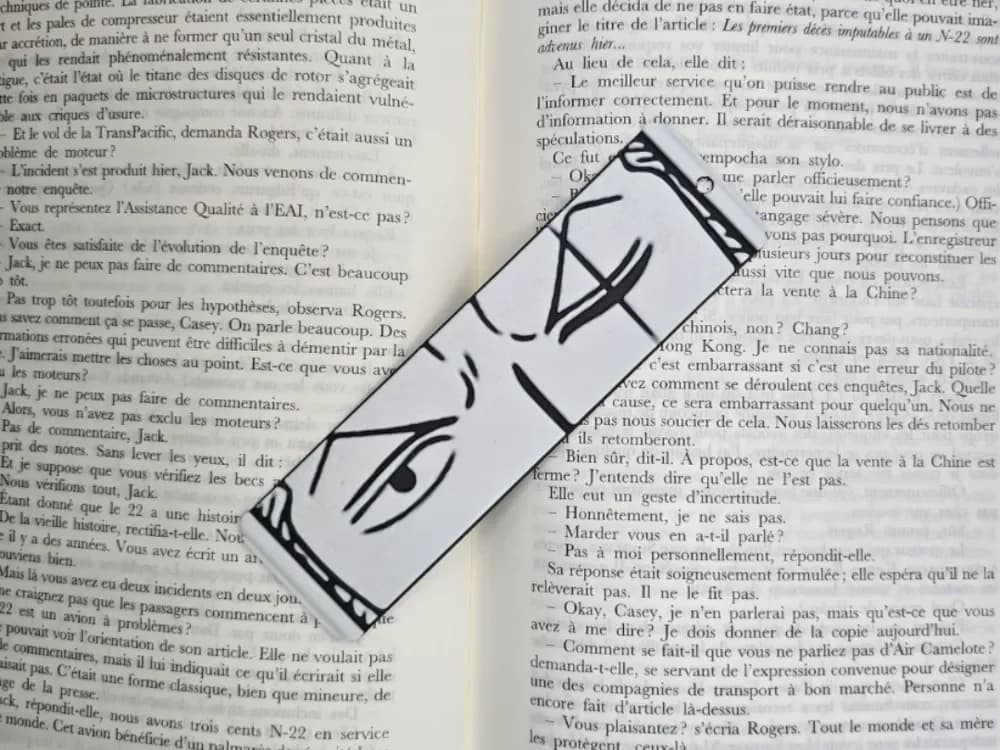 Bookmark Roronoa zorro One Piece by Kactus Fpv HueForge model: Bookmark Roronoa zorro One Piece by Kactus Fpv
