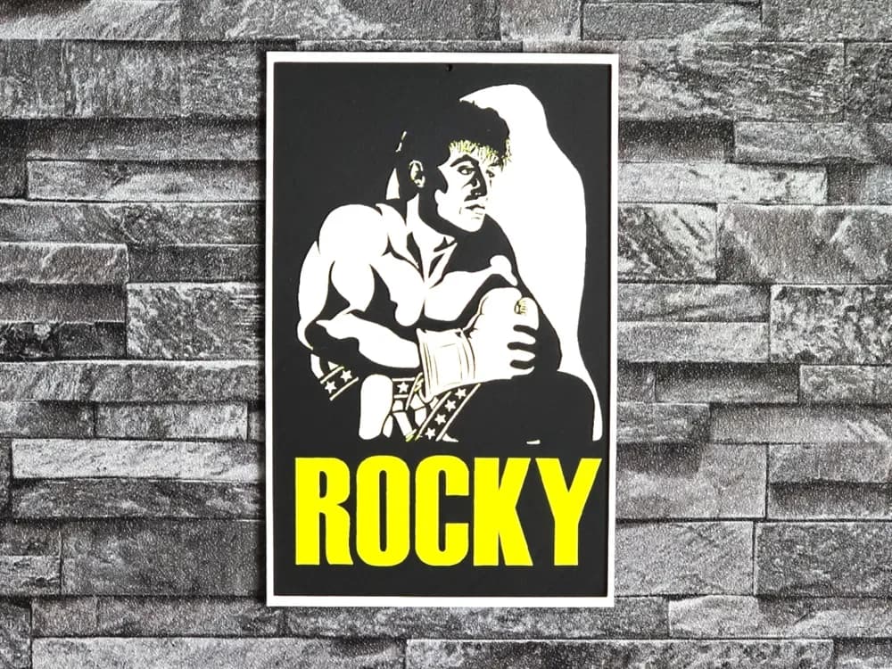 HueForge model: Hueforge ROCKY by StefBull85