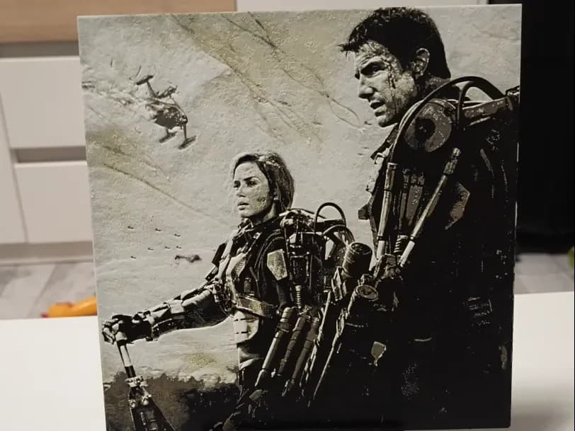 Edge of Tomorrow Hueforge by 3DNesy HueForge model: Edge of Tomorrow Hueforge by 3DNesy