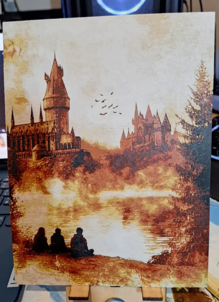 hogwarts grounds hueforge 150x200 by 3dGlow HueForge model: hogwarts grounds hueforge 150x200 by 3dGlow