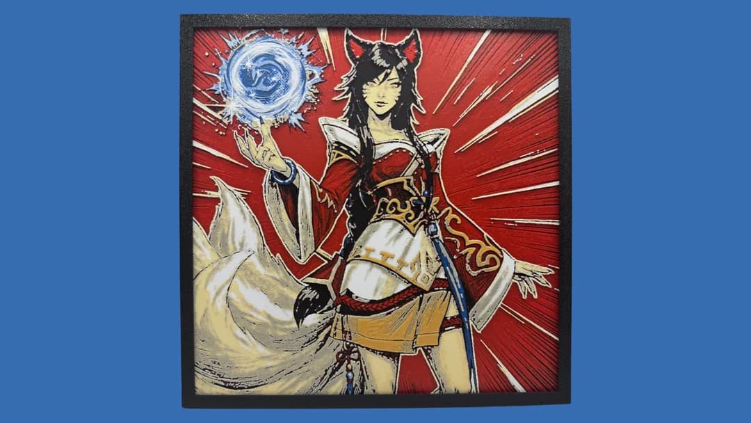Ahri - League of Legends Hueforge Ahri - League of Legends Hueforge