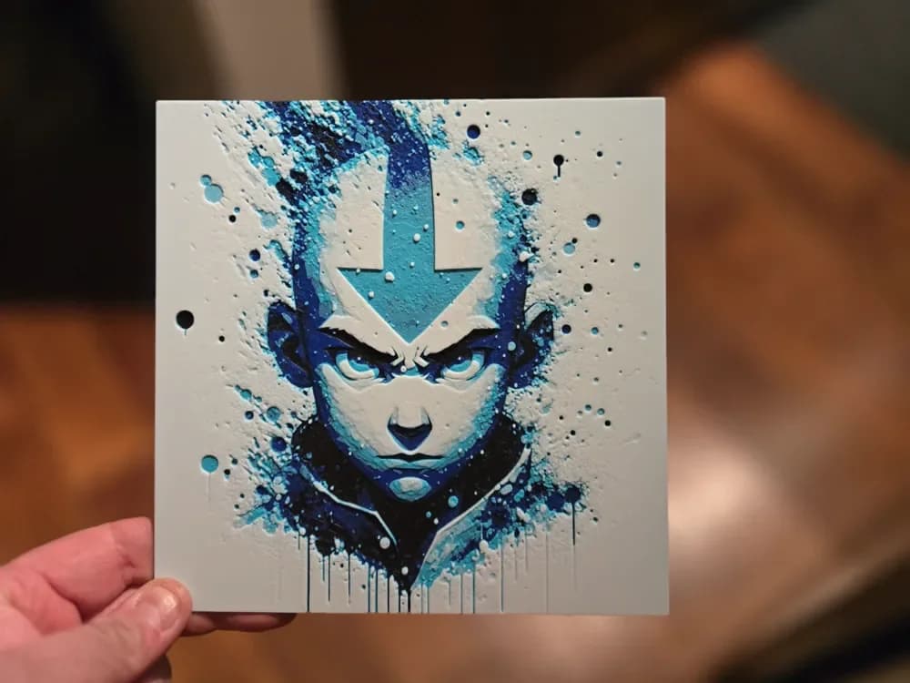 Graffiti Avatar Aang Hueforge Graffiti Avatar Aang Hueforge