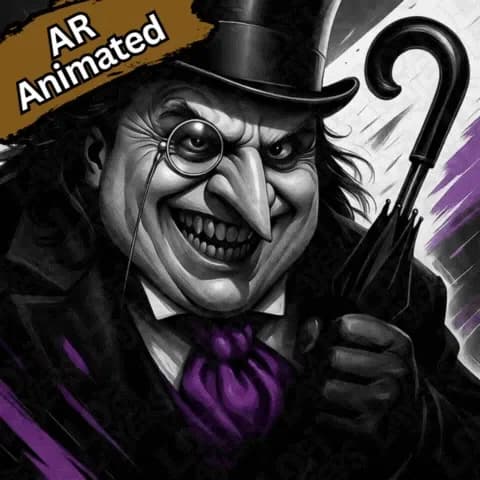 The Penguin Hueforge by LoFi Layers HueForge model: The Penguin Hueforge by LoFi Layers