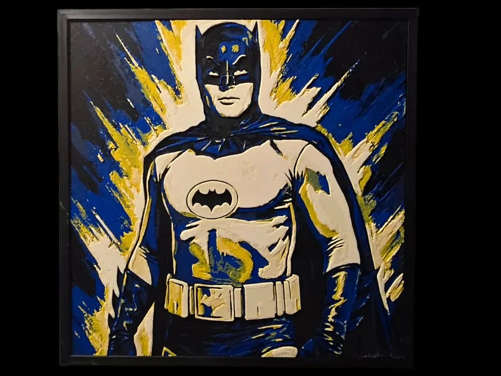 Adam West the Classic Batman - HueForge (200x200) by Side Quest Hues HueForge model: Adam West the Classic Batman - HueForge (200x200) by Side Quest Hues