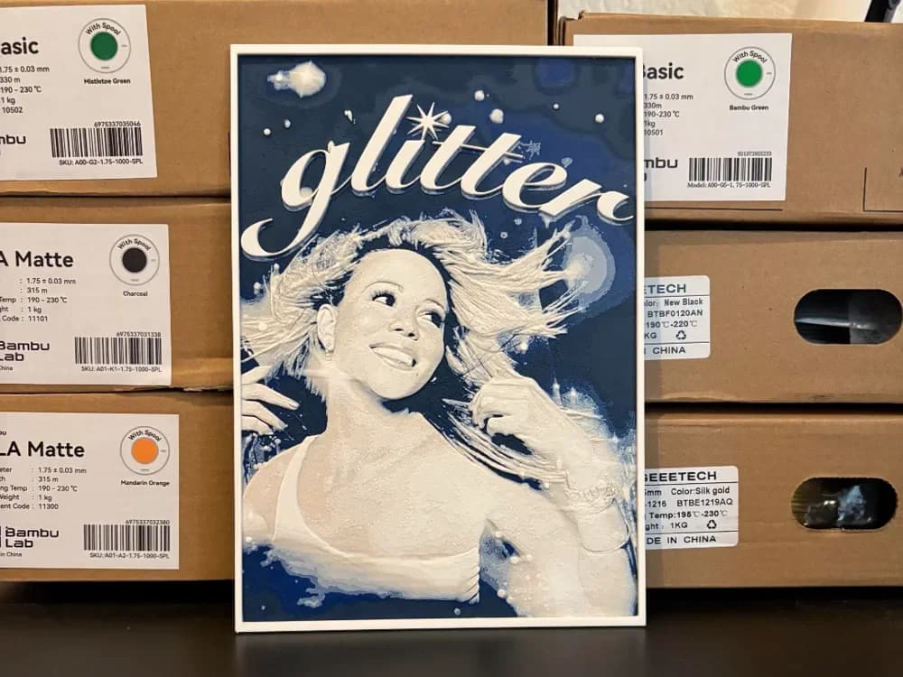 Glitter Hueforge by Estiv HueForge model: Glitter Hueforge by Estiv