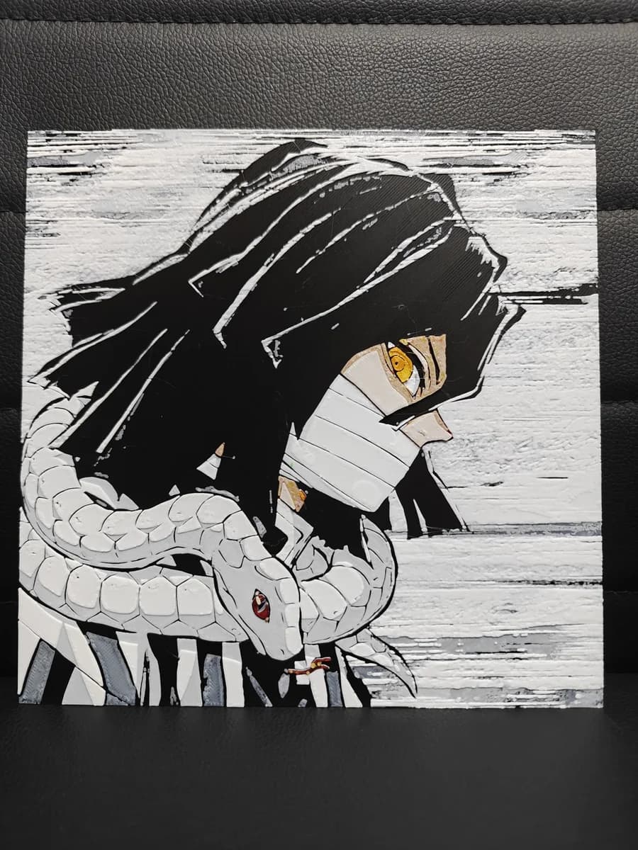 Obanai Iguro by TheHueforgeLady HueForge model: Obanai Iguro by TheHueforgeLady