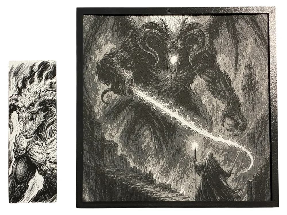 Balrog Bookmark – Lord of the Rings Inspired Balrog Bookmark – Lord of the Rings Inspired