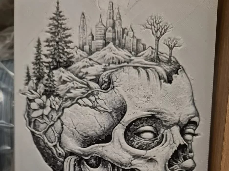 Skull City Hueforge by Buntsta HueForge model: Skull City Hueforge by Buntsta