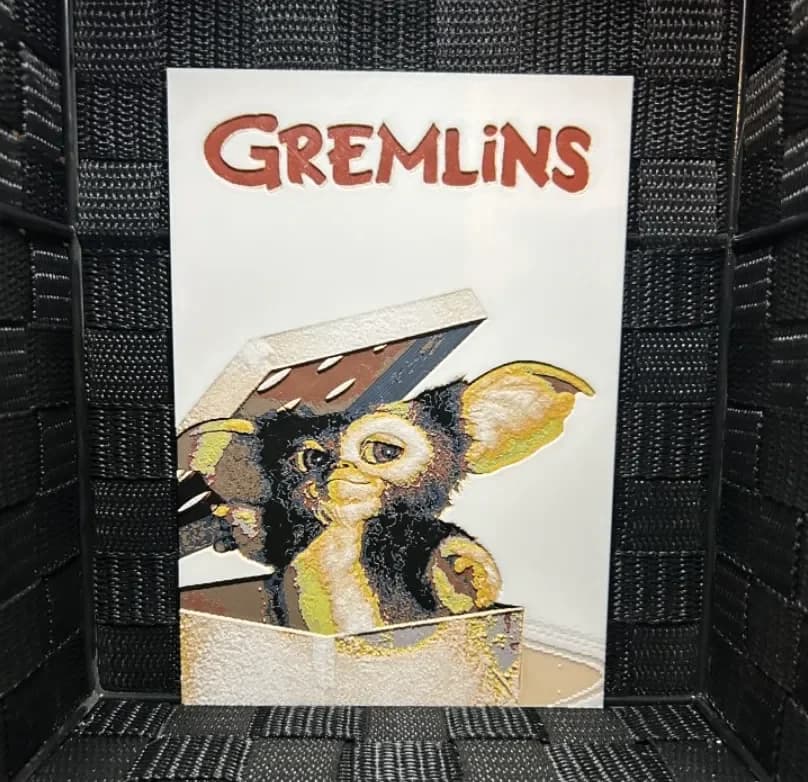 HueForge model: Hueforge Movie Poster - Gremlins - by JoDau