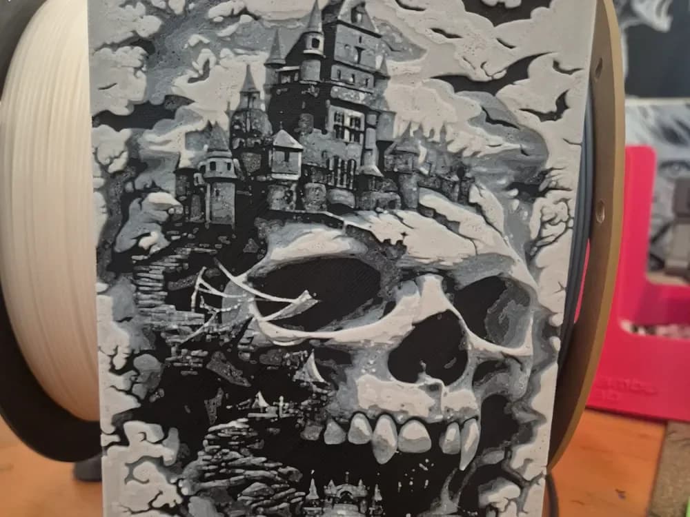 haunted manor hueforge by Buntsta HueForge model: haunted manor hueforge by Buntsta