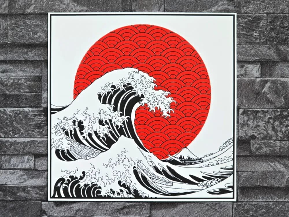 Hueforge Wave of Kanagawa by StefBull85 HueForge model: Hueforge Wave of Kanagawa by StefBull85