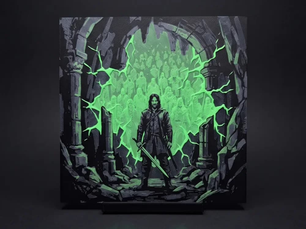 Aragorn's Dead Army - Hueforge Wall Art Aragorn's Dead Army - Hueforge Wall Art