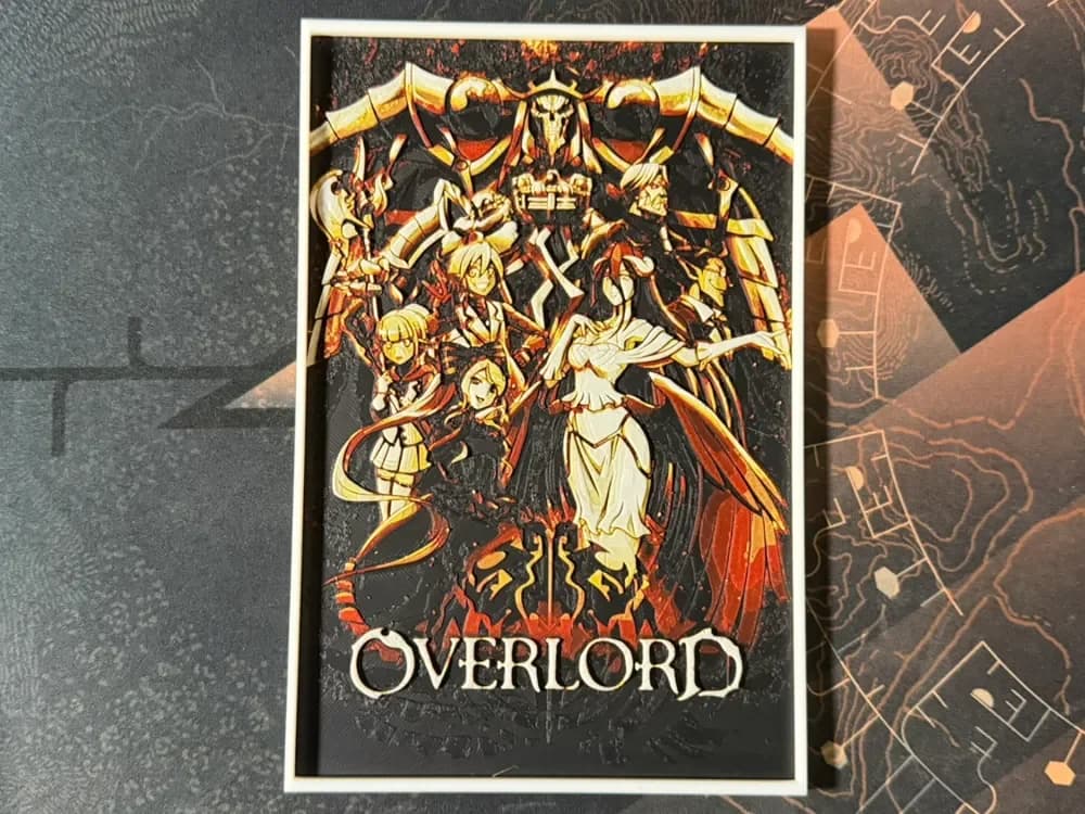 Overlord - HueForge Anime by ZorPrime7 HueForge model: Overlord - HueForge Anime by ZorPrime7