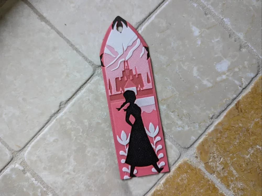 Anna - Frozen Bookmark Hueforge Anna - Frozen Bookmark Hueforge