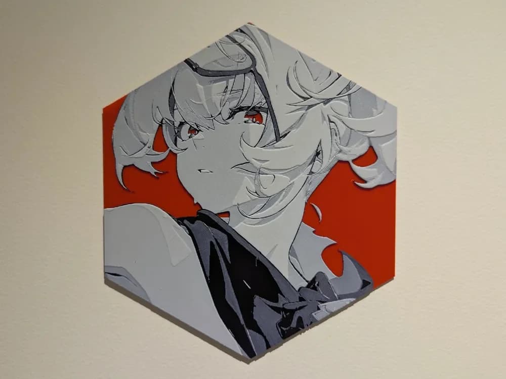 HueForge model: Solider 11 Mindscape Hueforge - Zenless Zone Zero by Razel