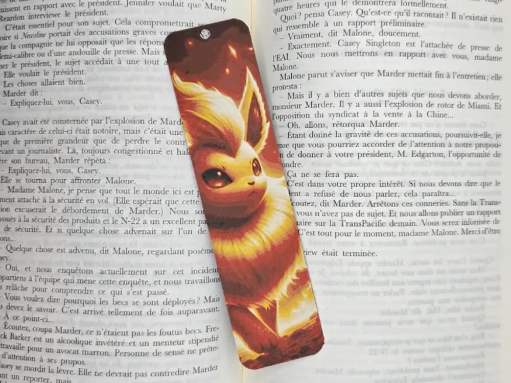 Bookmark Flareon Pokemon by Kactus Fpv HueForge model: Bookmark Flareon Pokemon by Kactus Fpv