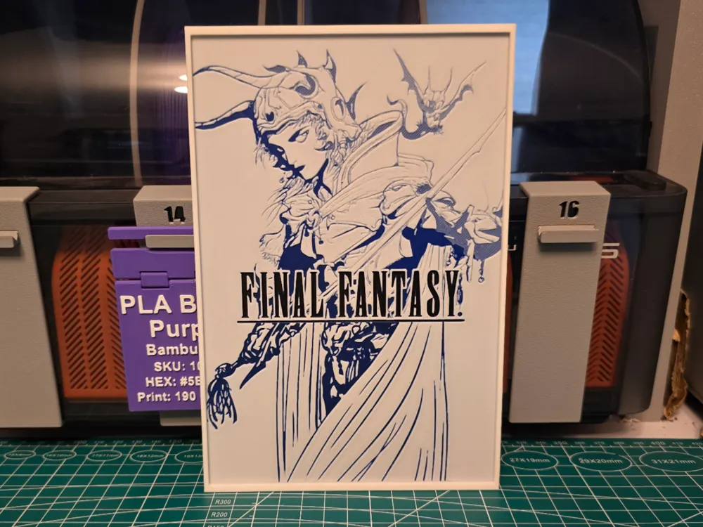 Final Fantasy Game Poster - Hueforge Art Final Fantasy Game Poster - Hueforge Art