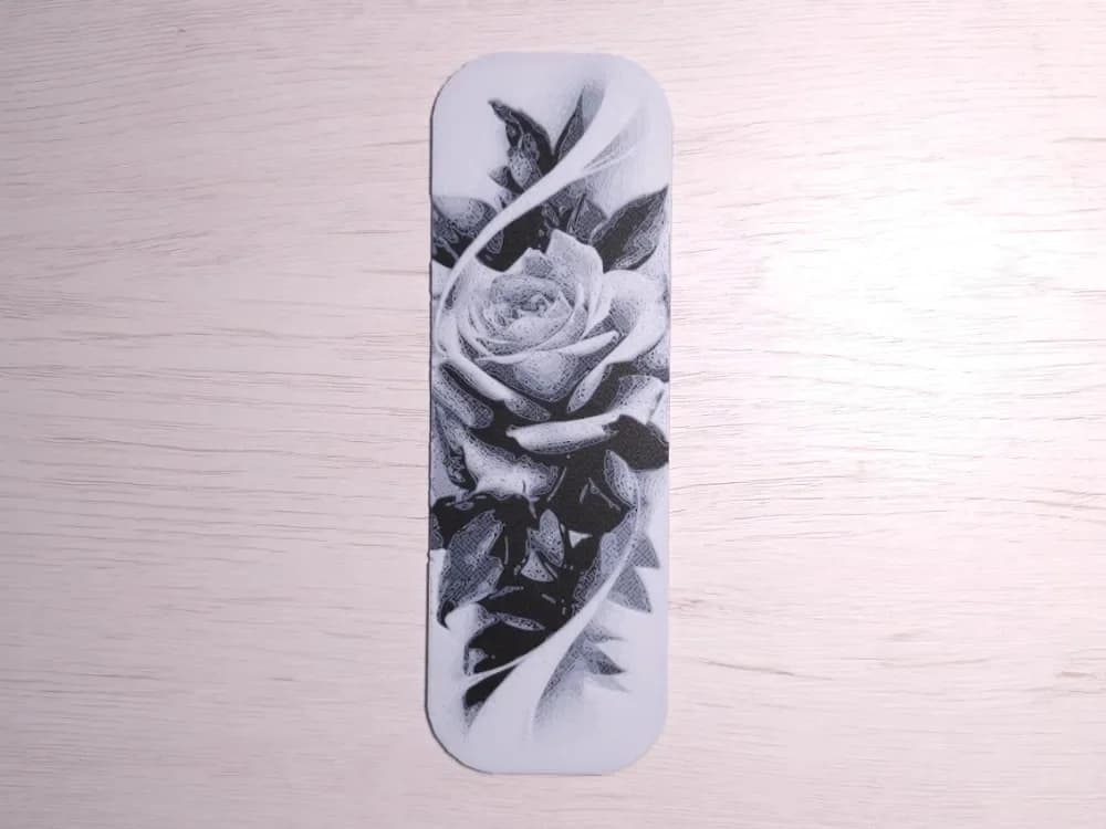 Rose Bookmark by Atrus Design HueForge model: Rose Bookmark by Atrus Design