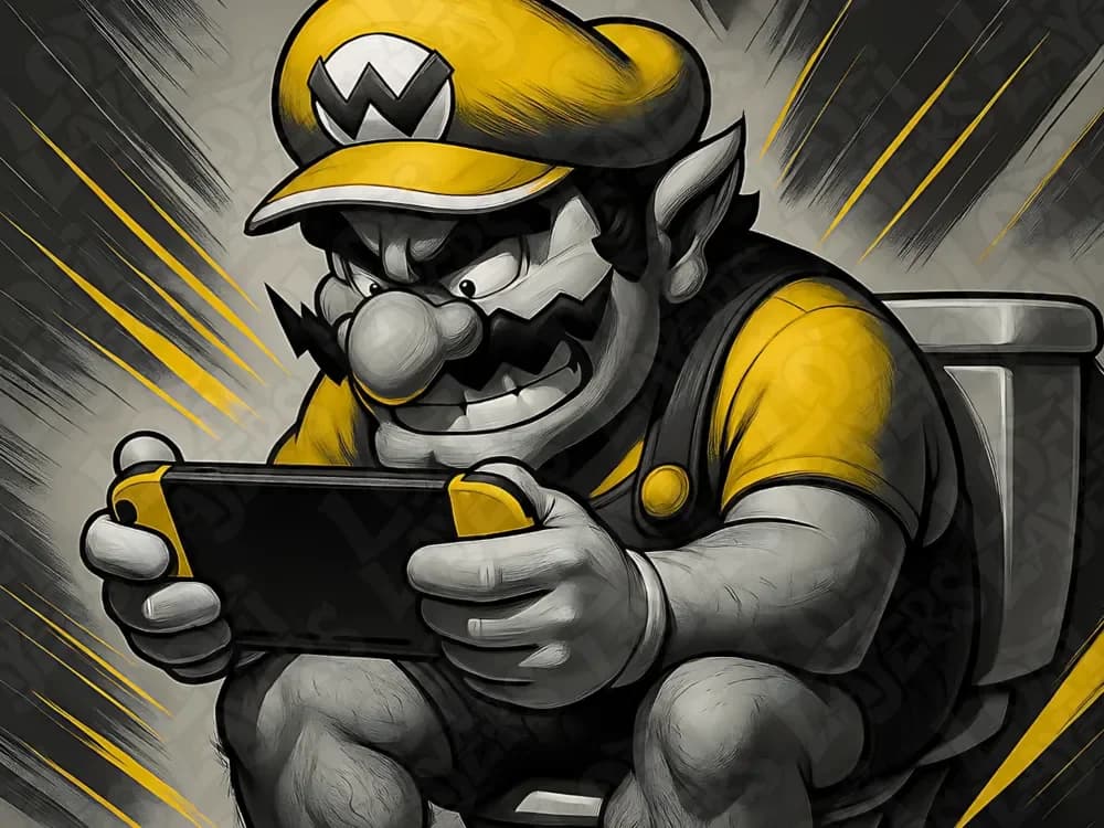 Wario Pooper Hueforge by LoFi Layers HueForge model: Wario Pooper Hueforge by LoFi Layers