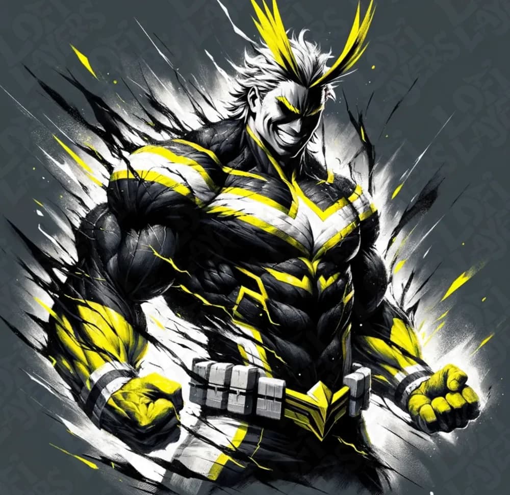 Toshinori "All Might" Yagi Hueforge by LoFi Layers HueForge model: Toshinori "All Might" Yagi Hueforge by LoFi Layers