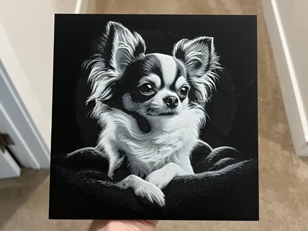 Chihuahua Hueforge by RP47 Designs HueForge model: Chihuahua Hueforge by RP47 Designs