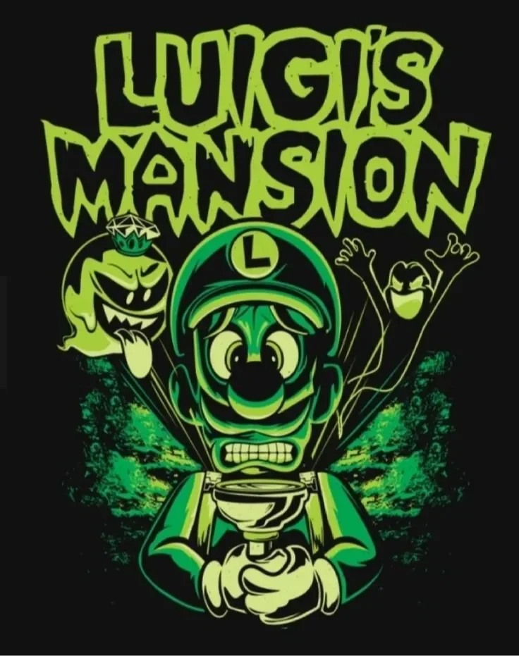 Luigi's Mansion Hueforge by leshowpatate HueForge model: Luigi's Mansion Hueforge by leshowpatate