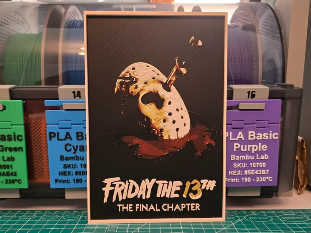 Friday the 13th: The Final Chapter - Hueforge Art by Lumpy3D HueForge model: Friday the 13th: The Final Chapter - Hueforge Art by Lumpy3D