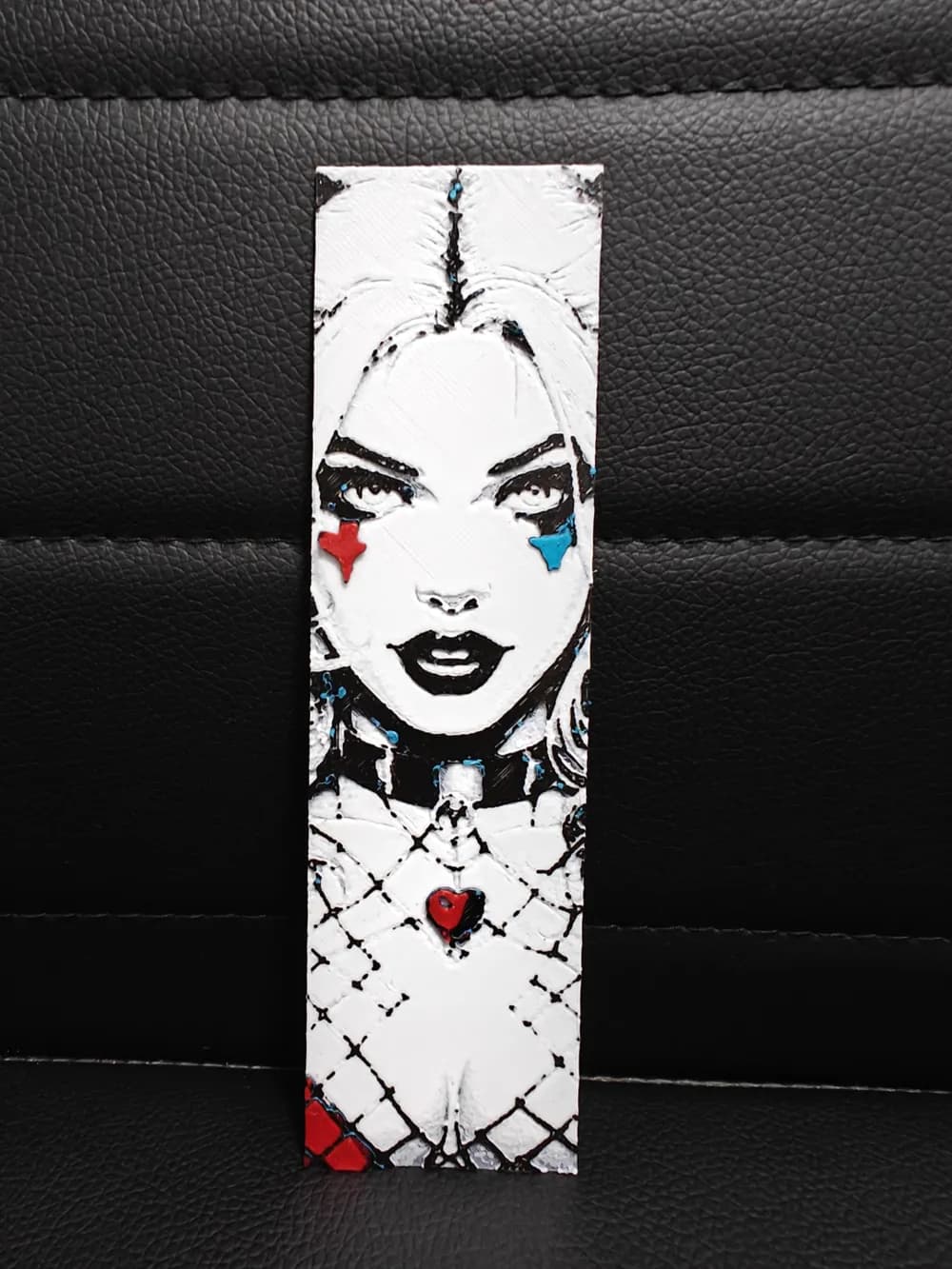HueForge model: Harley Quinn Bookmark by TheHueforgeLady