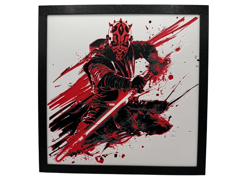Darth Maul - Star Wars Hueforge by Canadian Gamer HueForge model: Darth Maul - Star Wars Hueforge by Canadian Gamer