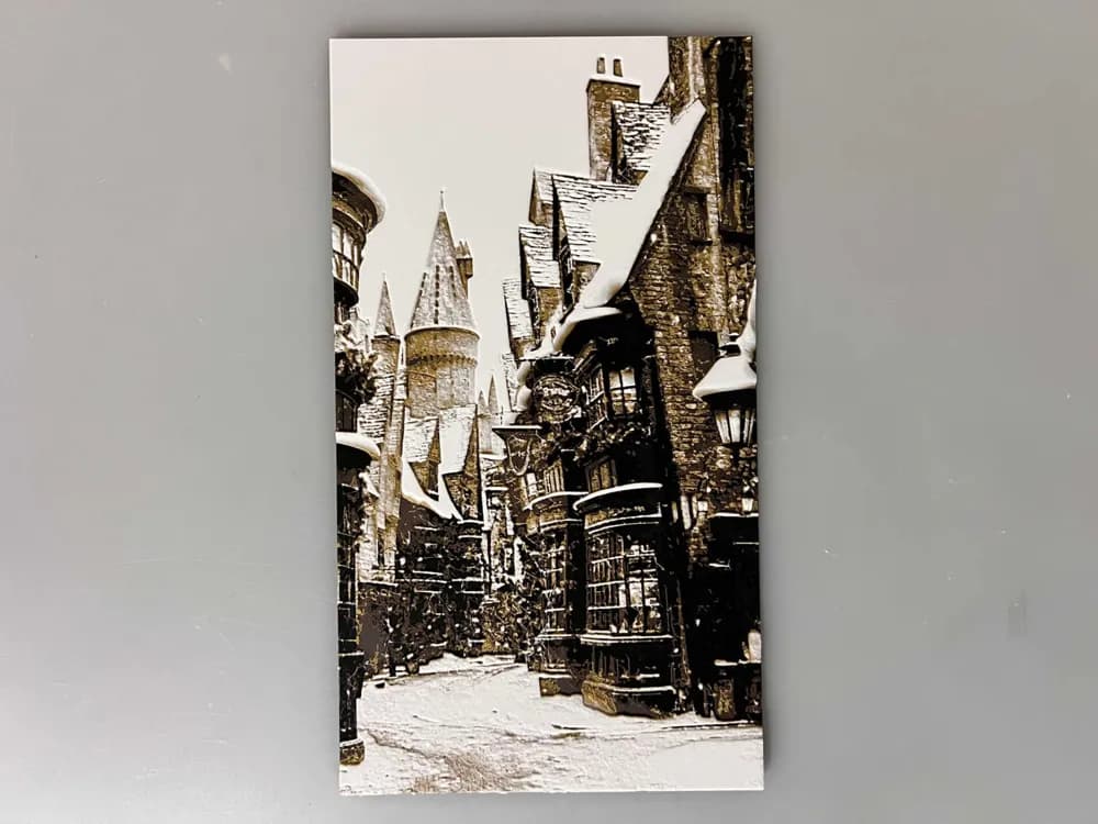 HueForge model: Harry Potter Hogwarts Castle thru Diagon Alley Art by 3djd