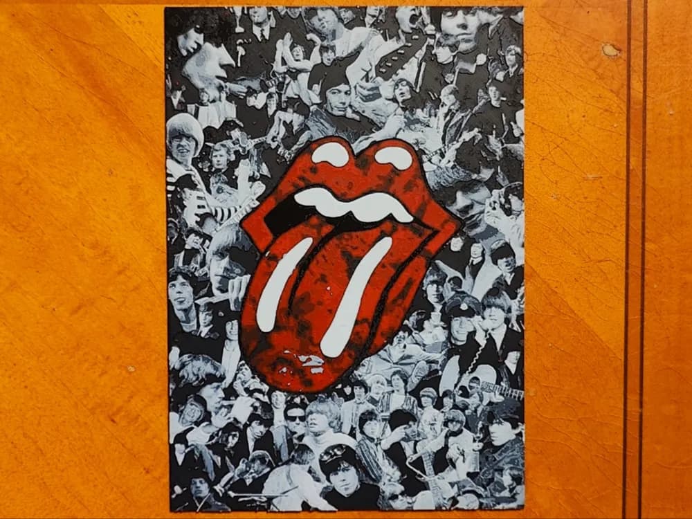 The Rolling Stones Poster - 4 Colours by Sarge HueForge model: The Rolling Stones Poster - 4 Colours by Sarge