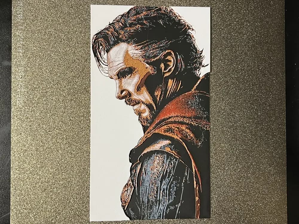 Marvel Dr Strange Hueforge by FantasyZ HueForge model: Marvel Dr Strange Hueforge by FantasyZ