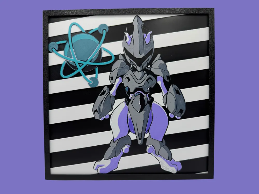 HueForge model: Armored Mewtwo - Pokemon Movie Version by Canadian Gamer