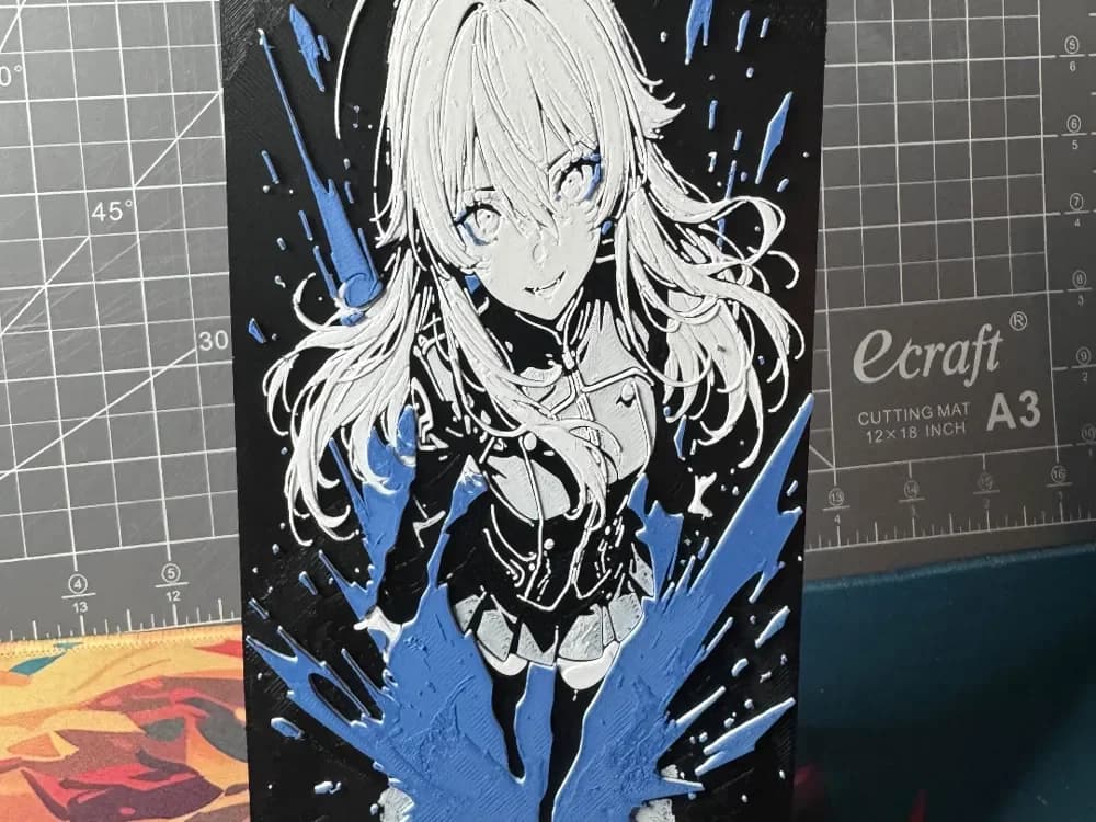 Hueforge of Vladilena Milizé from 86 by SBC Creations HueForge model: Hueforge of Vladilena Milizé from 86 by SBC Creations