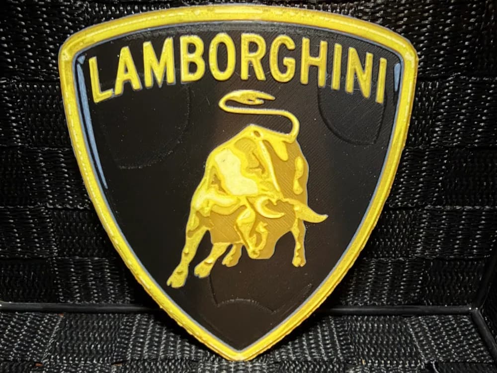 Lamborghini Logo - Hueforge Lamborghini Logo - Hueforge