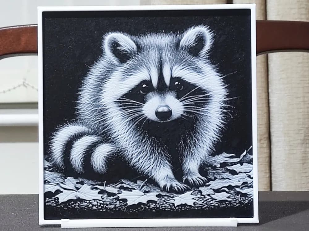 Raccoon - 3 Color HueForge Raccoon - 3 Color HueForge